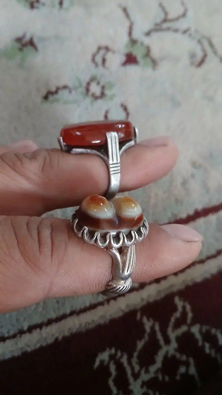 انگشتر نقره|جواهرات|قیدار, |دیوار