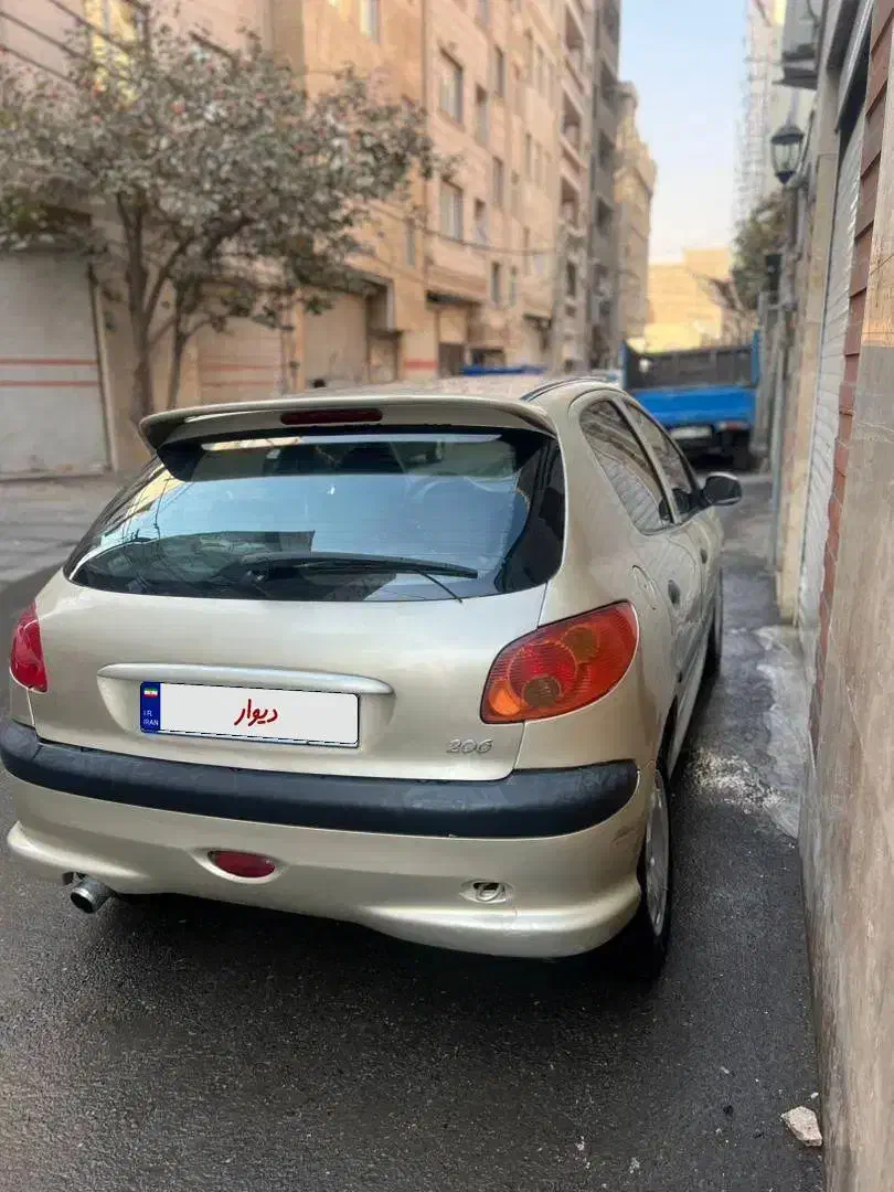 206 مدل 83|خودرو سواری و وانت|تهران, شهرک ابوذر|دیوار