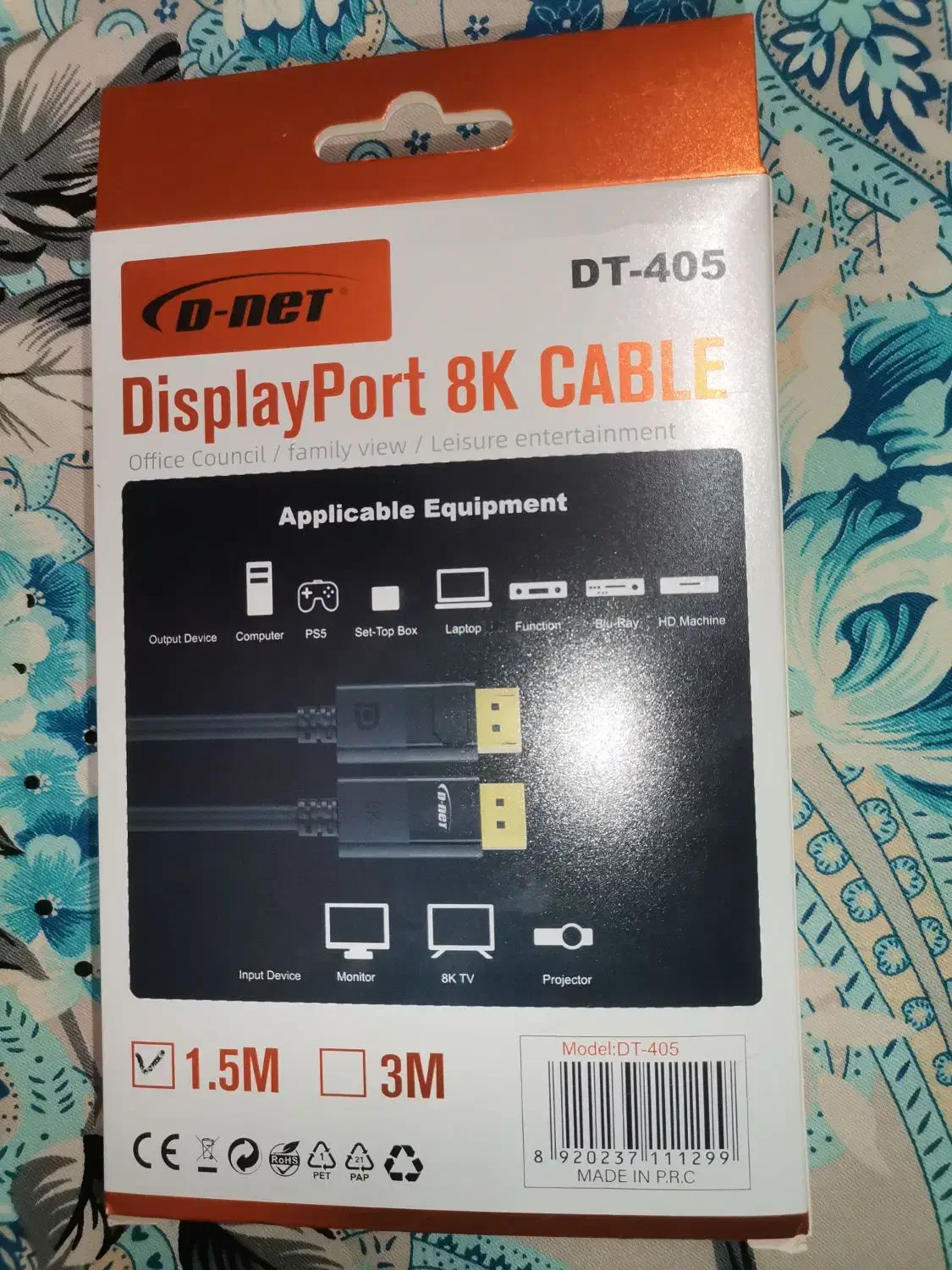 کابل دیس پلی displayport 8kcable|قطعات و لوازم جانبی رایانه|پردیس, فاز ۳|دیوار