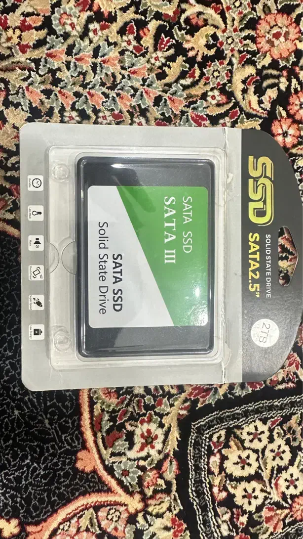 هارد SSD ۲ ترابایت نو sata 2.5 اینچ|قطعات و لوازم جانبی رایانه|پیرانشهر, |دیوار