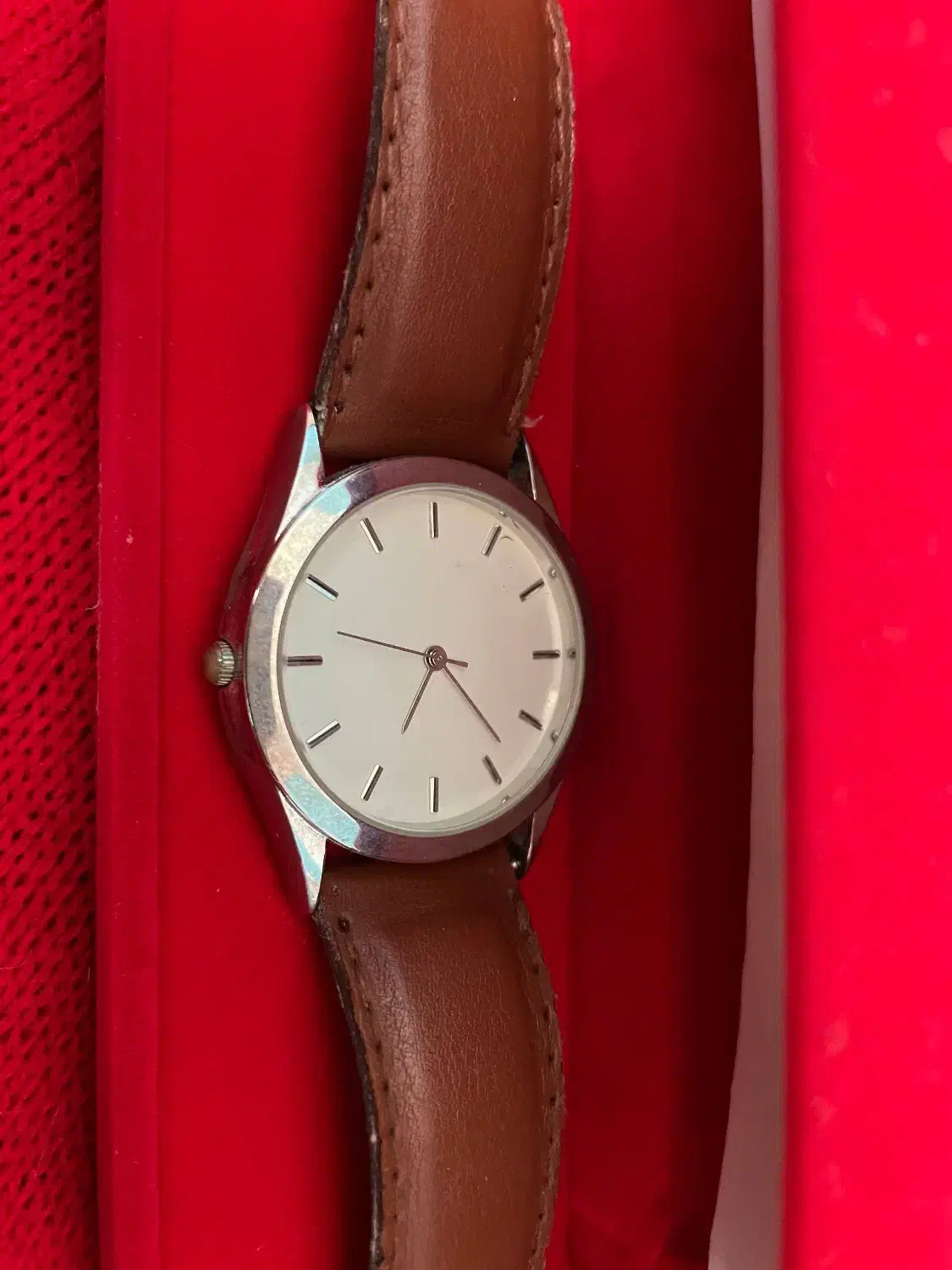 ساعت کلاسیک رگاواچ مینیمال با بند چرم طبیعی|ساعت|کرمان, |دیوار