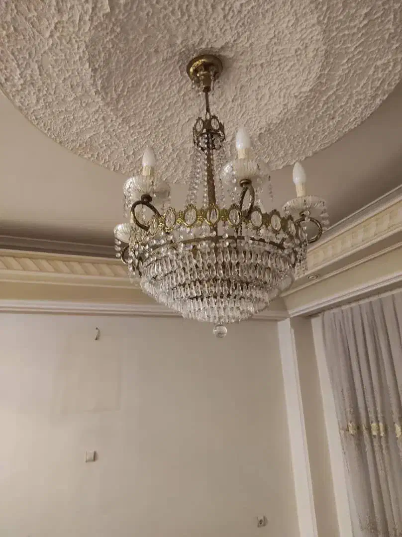 لوستر کریستال قدیمی|لوستر و چراغ آویز|تبریز, |دیوار