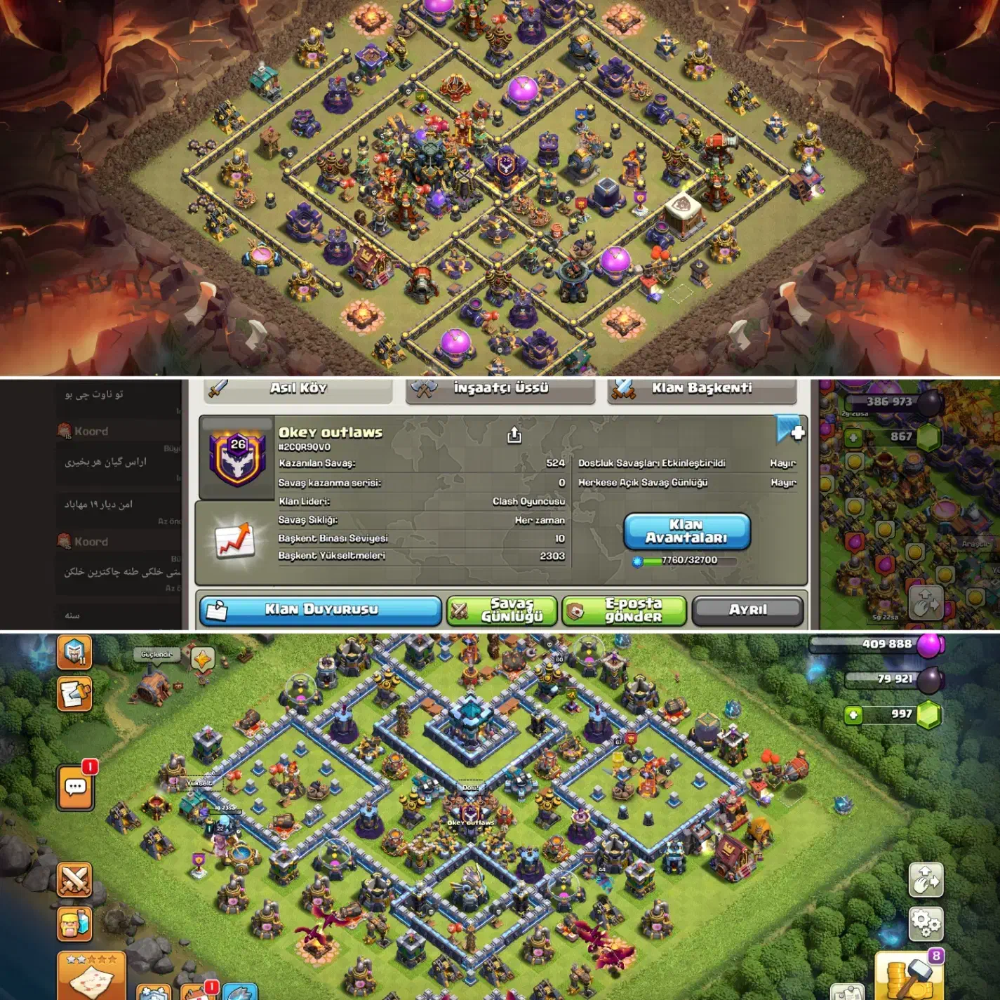 اکانت و کلن کلش اف کلنز فروشی|کنسول، بازی ویدئویی و آنلاین|گنبد کاووس, |دیوار