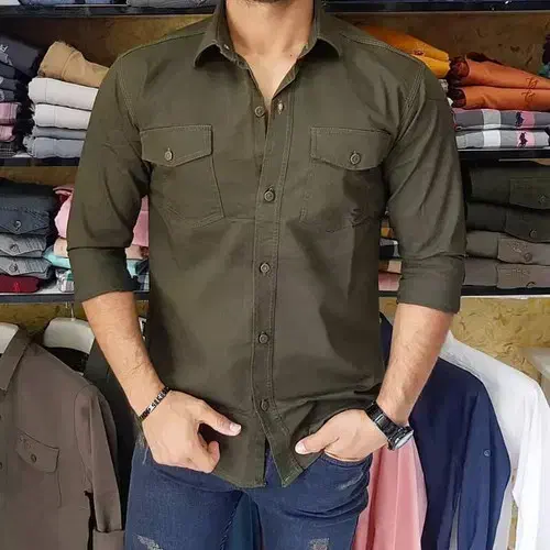 فروش پیراهن کتان دوجیب کمل و جیپ رنگ و سایز متنوع|لباس|شیراز, ظفرآباد|دیوار