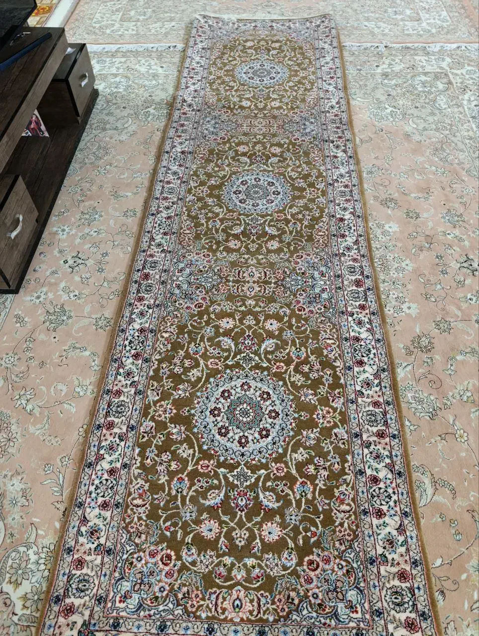 قالی دستباف نقشه نایین|فرش|مهاباد (اصفهان), |دیوار