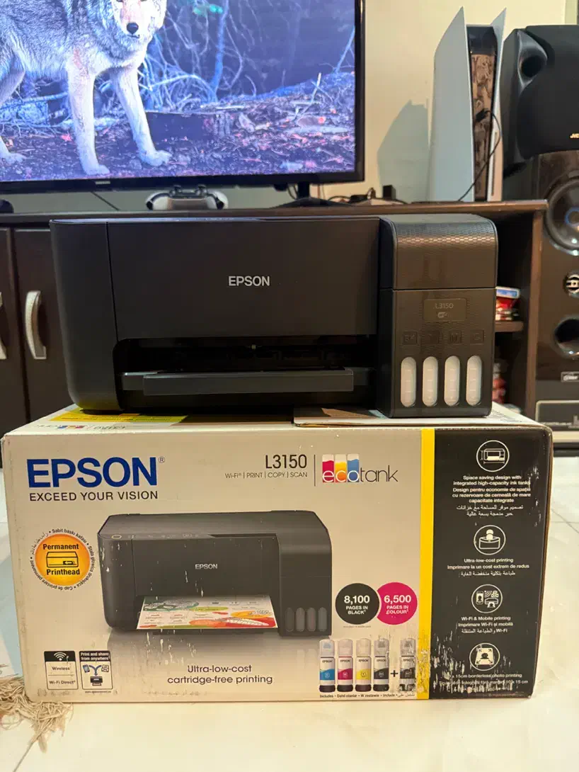 پرینتر رنگی Epson L3150 نو آکبند|پرینتر، اسکنر، کپی، فکس|بابلسر, |دیوار