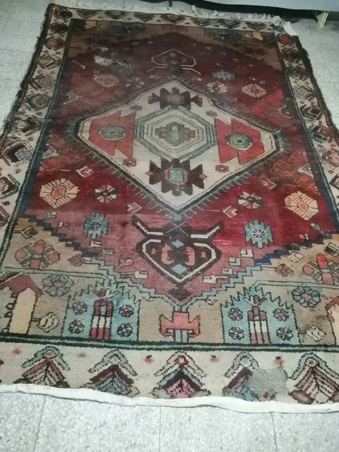 فرش دست بافت|فرش|نجف‌آباد, باغ ملی|دیوار