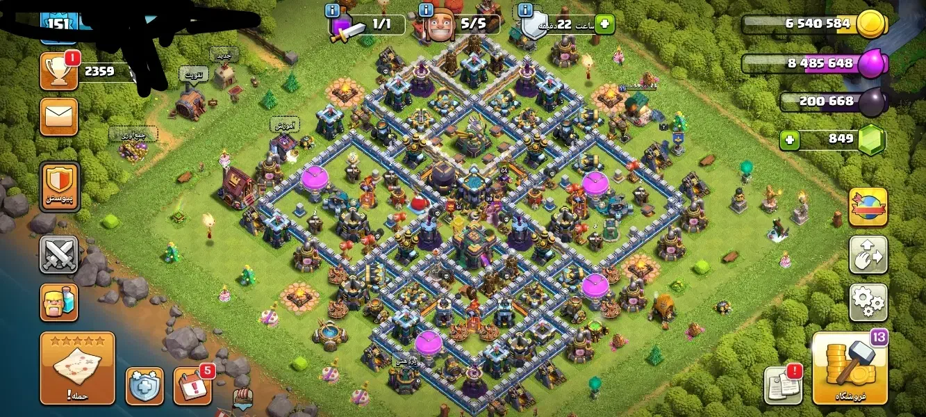 اکانت کلش خوب|کنسول، بازی ویدئویی و آنلاین|رفسنجان, |دیوار