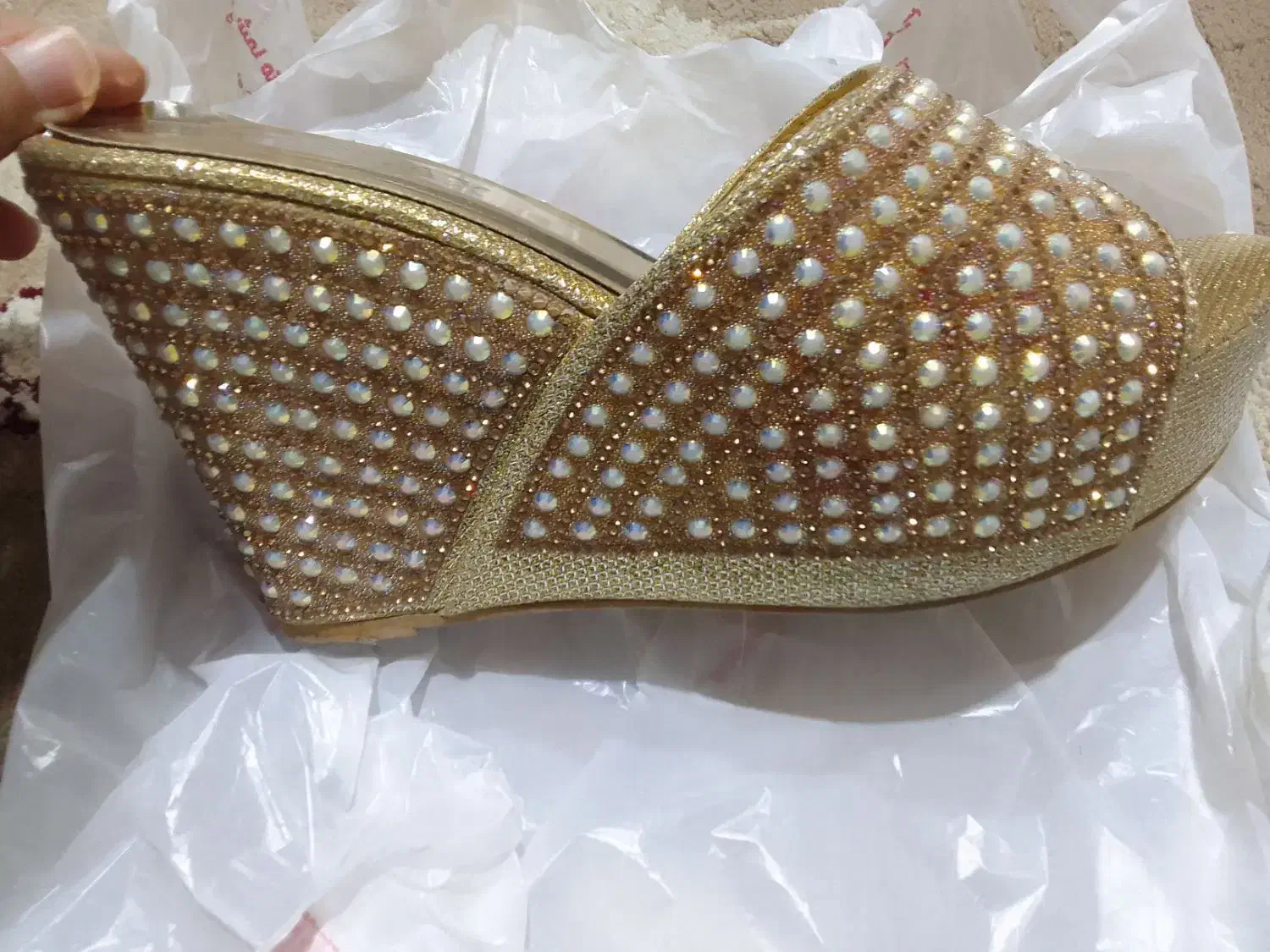 دمپایی مجلسی نو|کیف، کفش، کمربند|بندرعباس, |دیوار