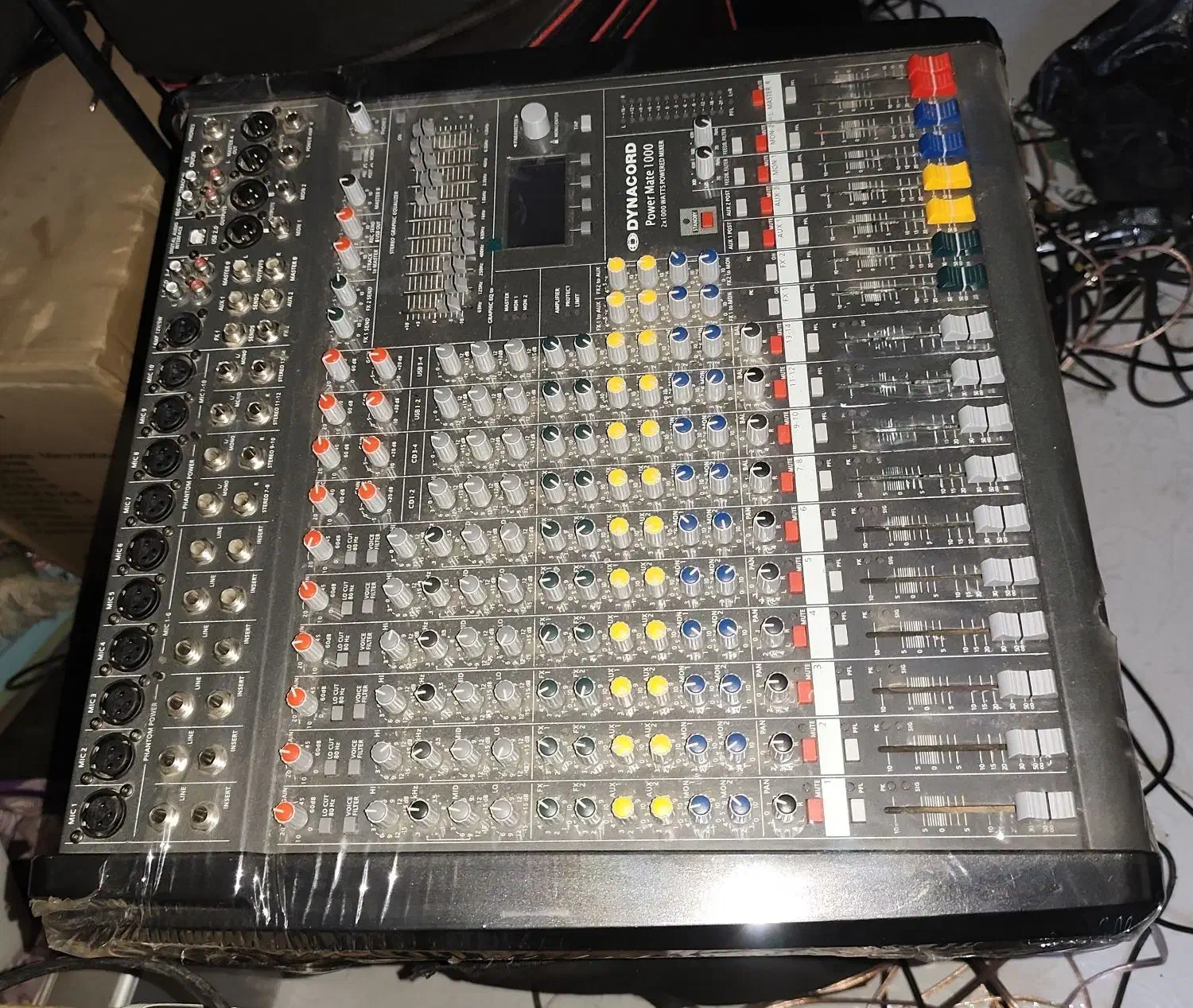 پاور میکسر 1000 دایناکورد در حد نو|سیستم صوتی خانگی|تهران, دهکده المپیک|دیوار