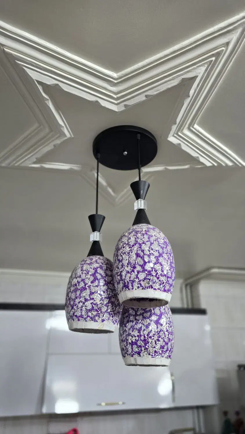 چراغ آویز|لوستر و چراغ آویز|اصفهان, باغ فدک|دیوار