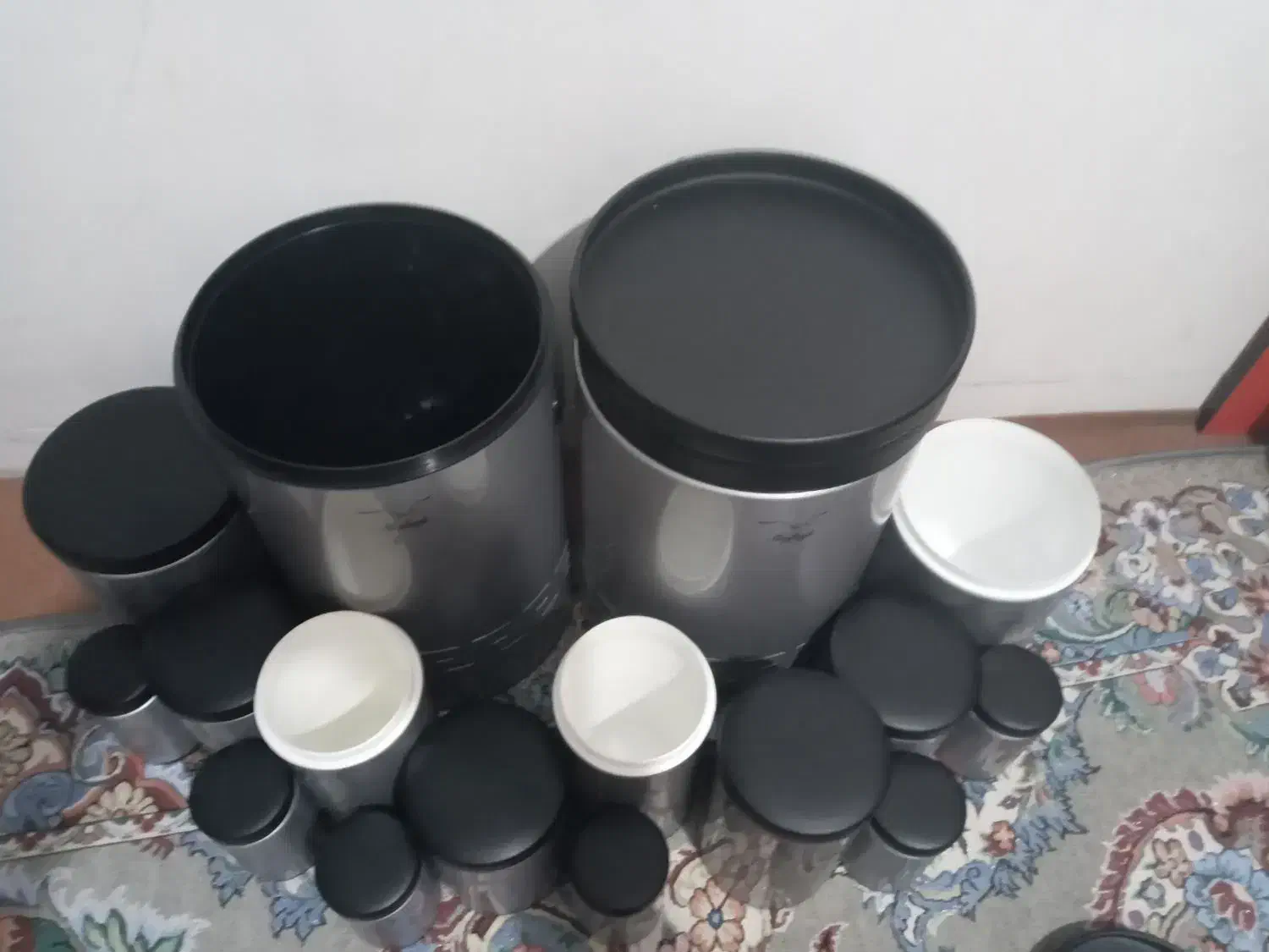 جا حبوبات استیل|ظروف نگهدارنده، پلاستیکی، یک‌بارمصرف|کرمان, |دیوار