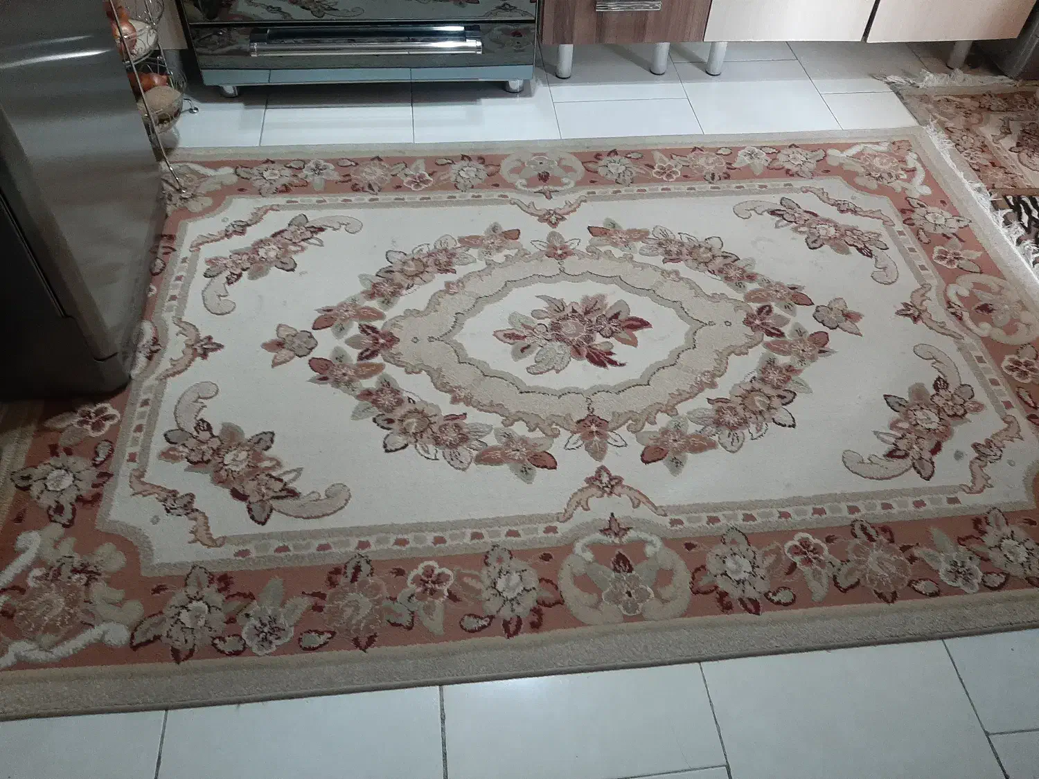 فرش چهار متری  گل برجسته|فرش|پردیس, فاز ۳|دیوار