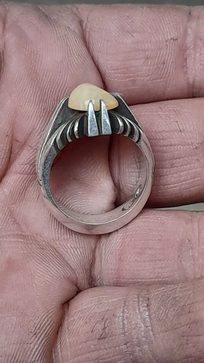 انگشتر نقره اوپال هشت چنگ زنجان فرشاد|جواهرات|تهران, اتحاد|دیوار