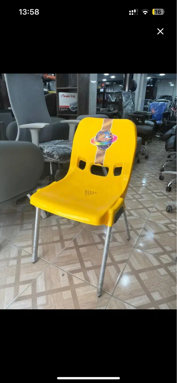 صندلی پلاستیکی پایه فلزی|صندلی و نیمکت|آبادان, |دیوار