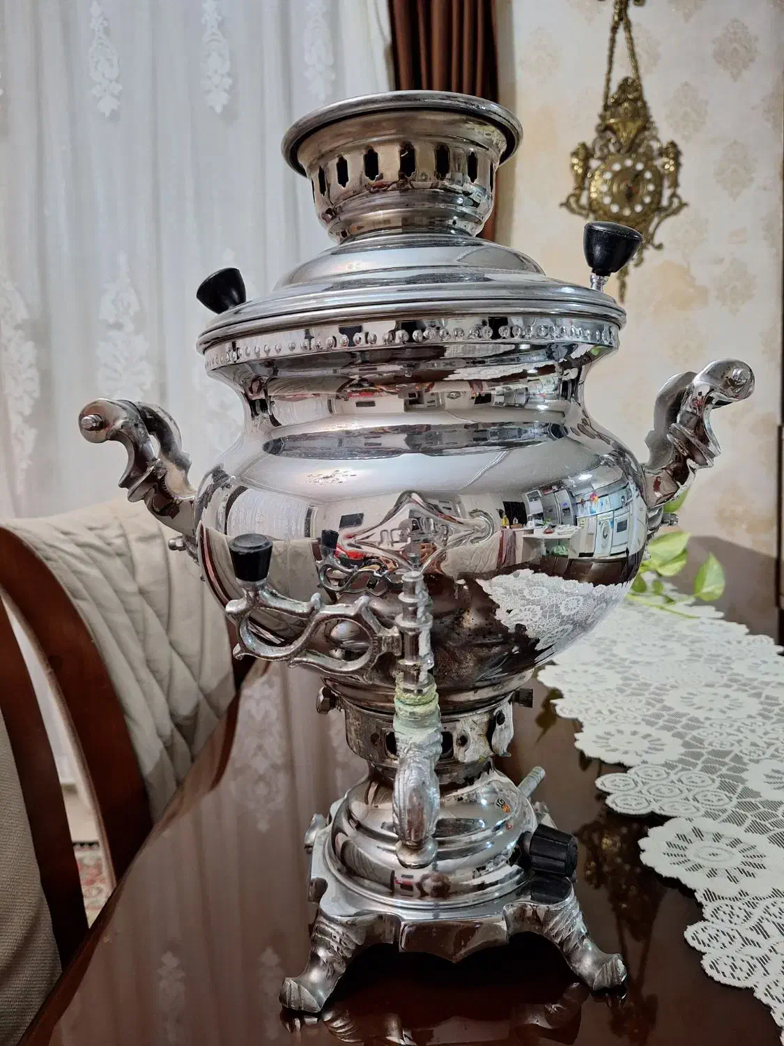 سماور تمیز در حد نو|سماور، چای‌ساز، قهوه‌ساز|اندیشه, شهرک کوثر|دیوار