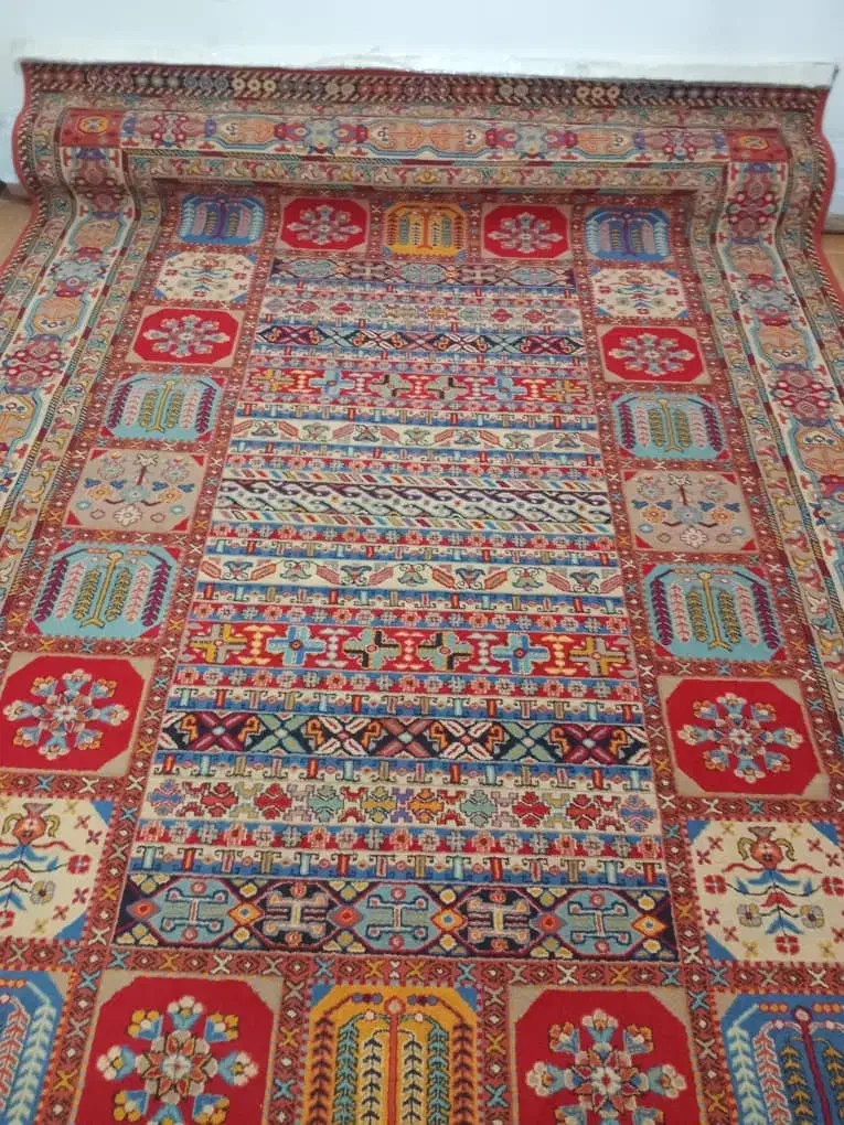 گلیم فرش|گلیم، جاجیم، گبه|صومعه‌سرا, |دیوار