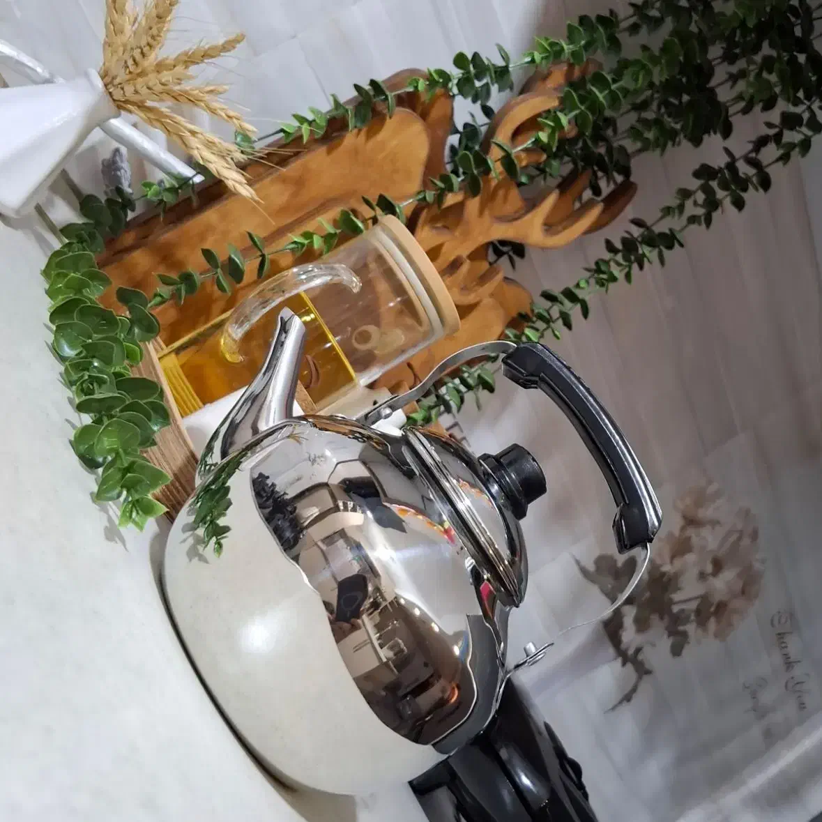 کتری استیل ۲ لیتری|قوری، کتری، قهوهساز دستی|قم, چهل درخت|دیوار