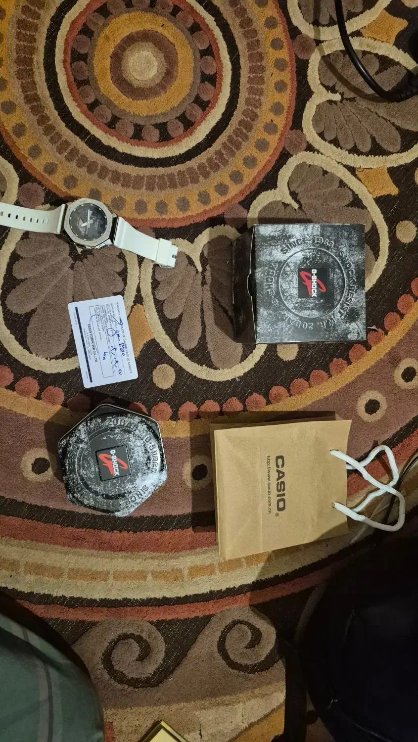 ساعت جی شاک مدل GM-2100ws-7ADR|ساعت|رباط‌کریم, رباط‌کریم|دیوار