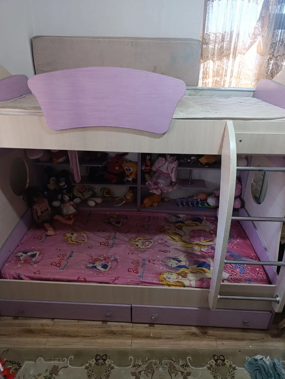 تخت دوطبقه|تخت و سرویس خواب|لاهیجان, لیل|دیوار