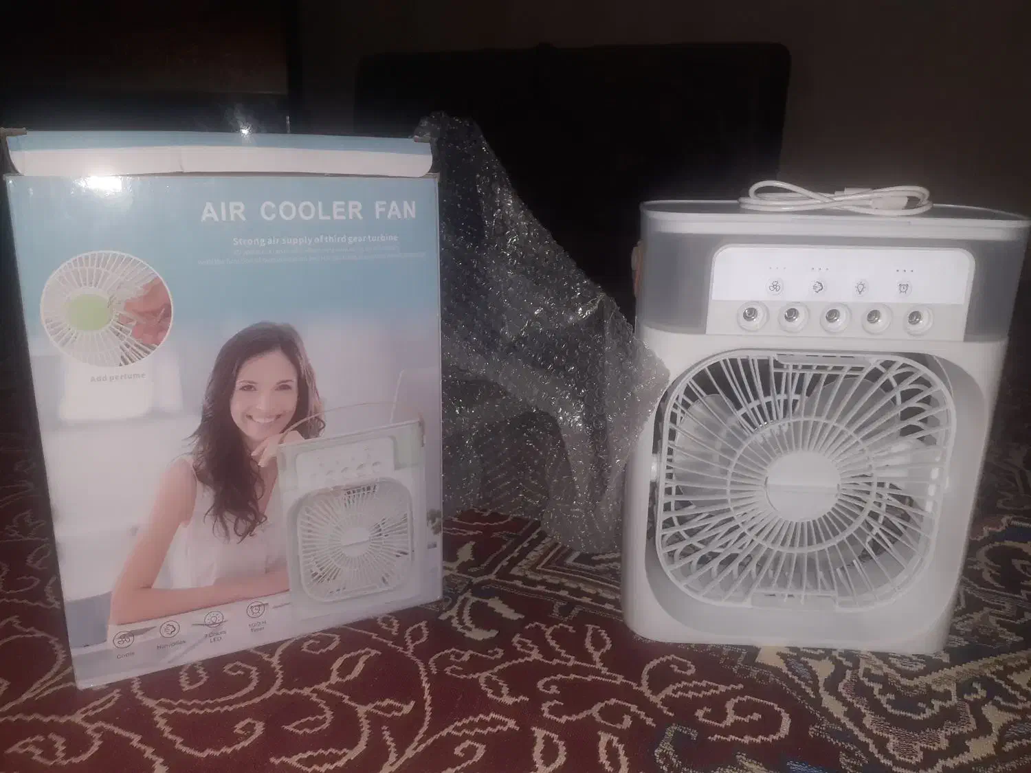 کولر پنکه مه پاش رومیزی نو|کولر آبی|رشت, باهنر|دیوار