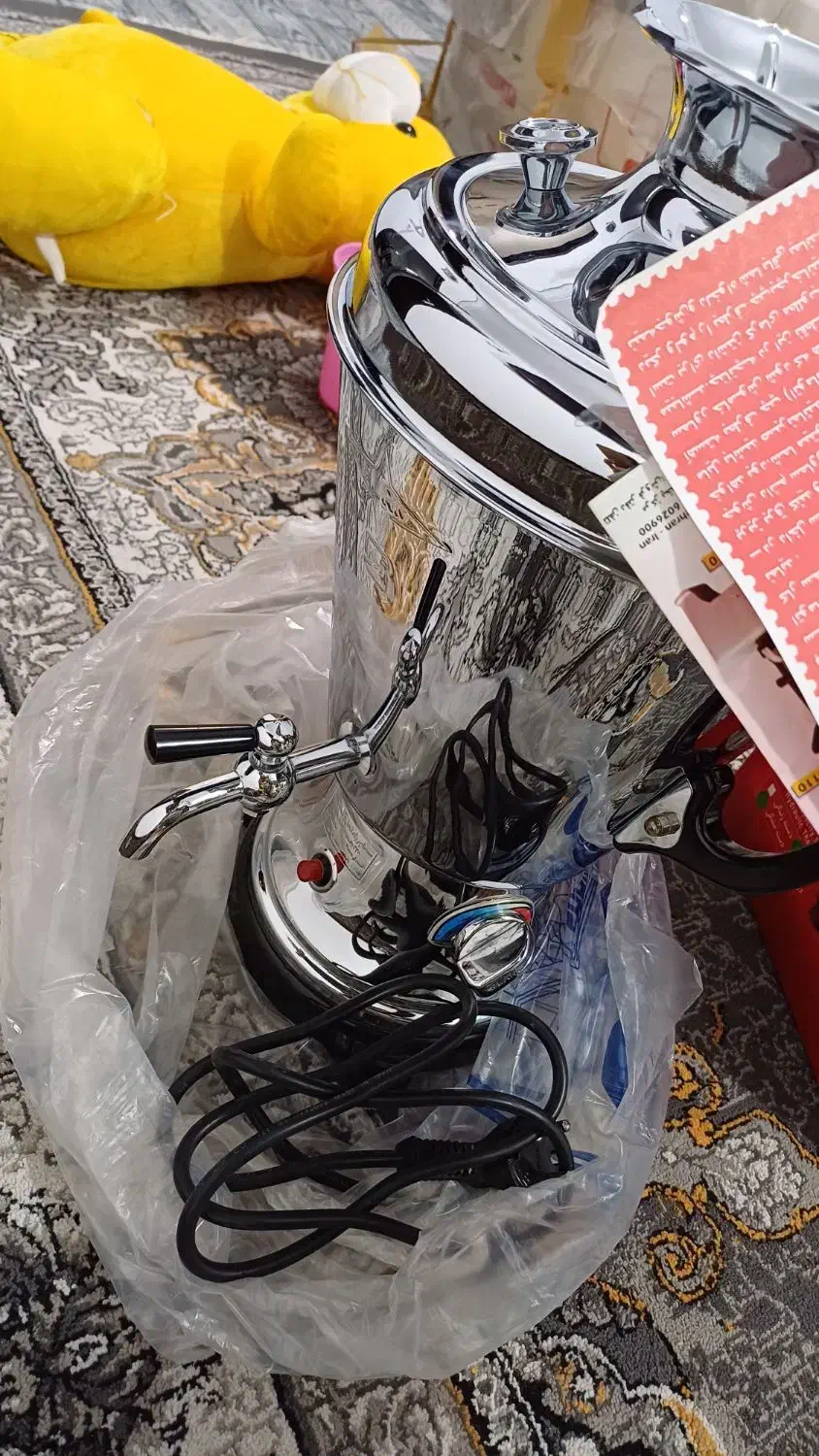 سماور برقی پلان مدل ۶۱۱۰ظرفیت ۶ لیتری|سماور، چایساز، قهوهساز|ابریشم, |دیوار