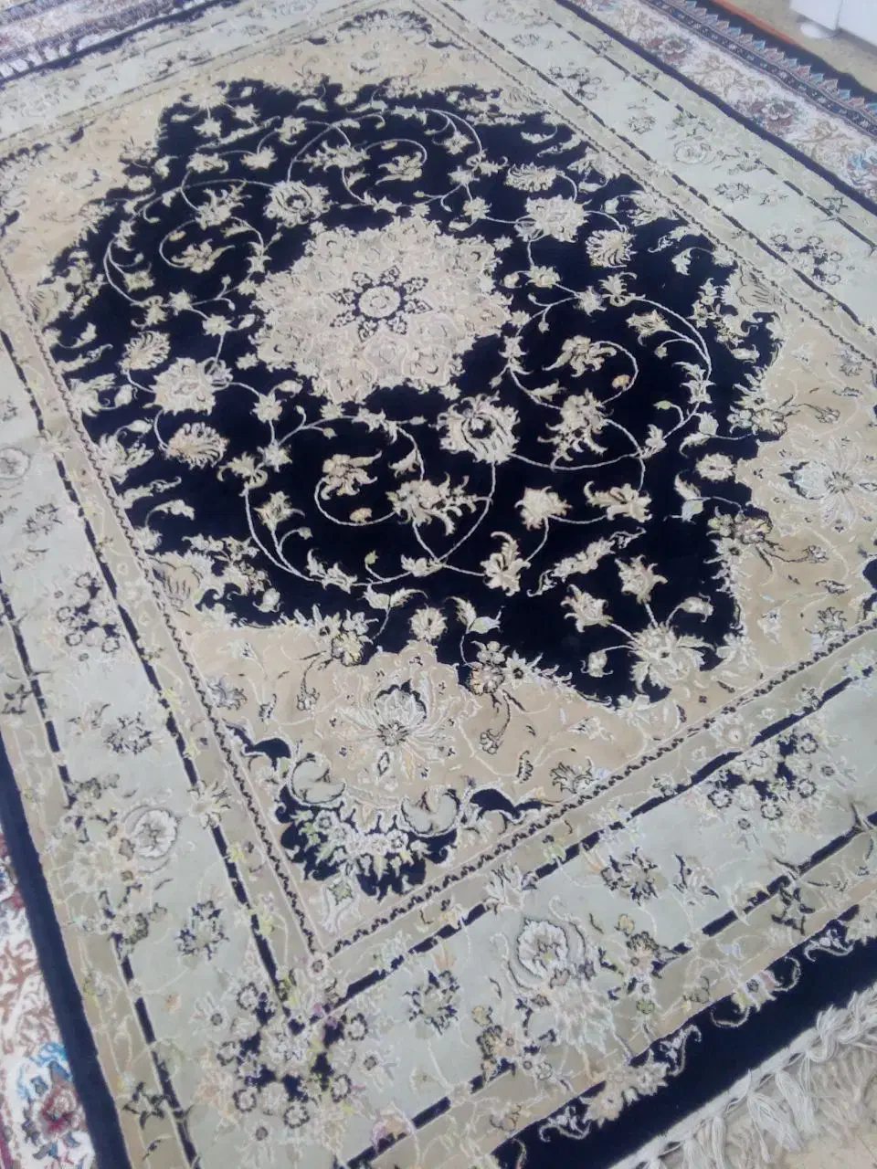 یک‌جفت‌«دوعدد»فرش۶متری|فرش|خلخال, |دیوار