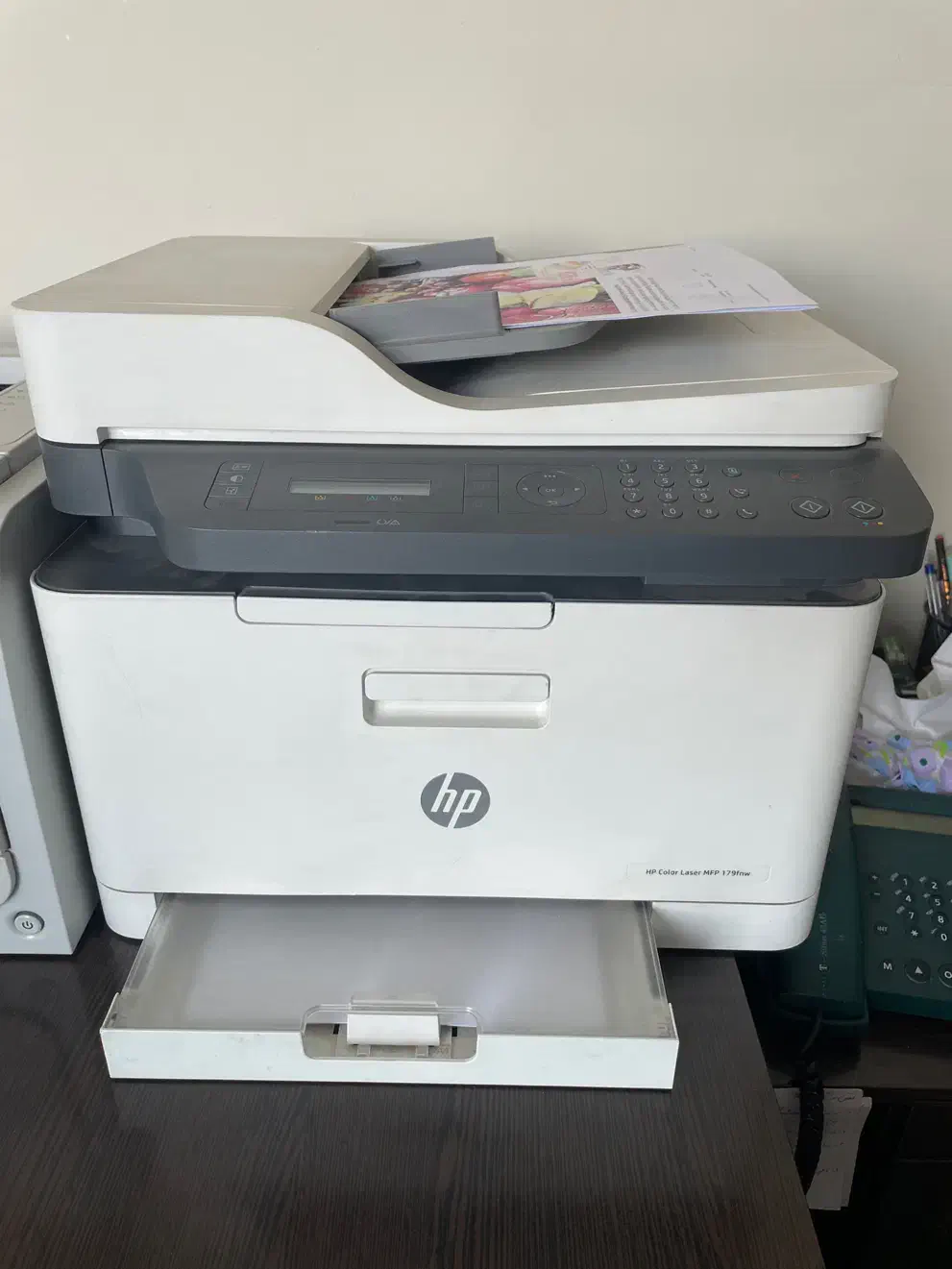 پرینتر رنگی hp MFP 179fnw|پرینتر، اسکنر، کپی، فکس|رباطکریم, رباطکریم|دیوار