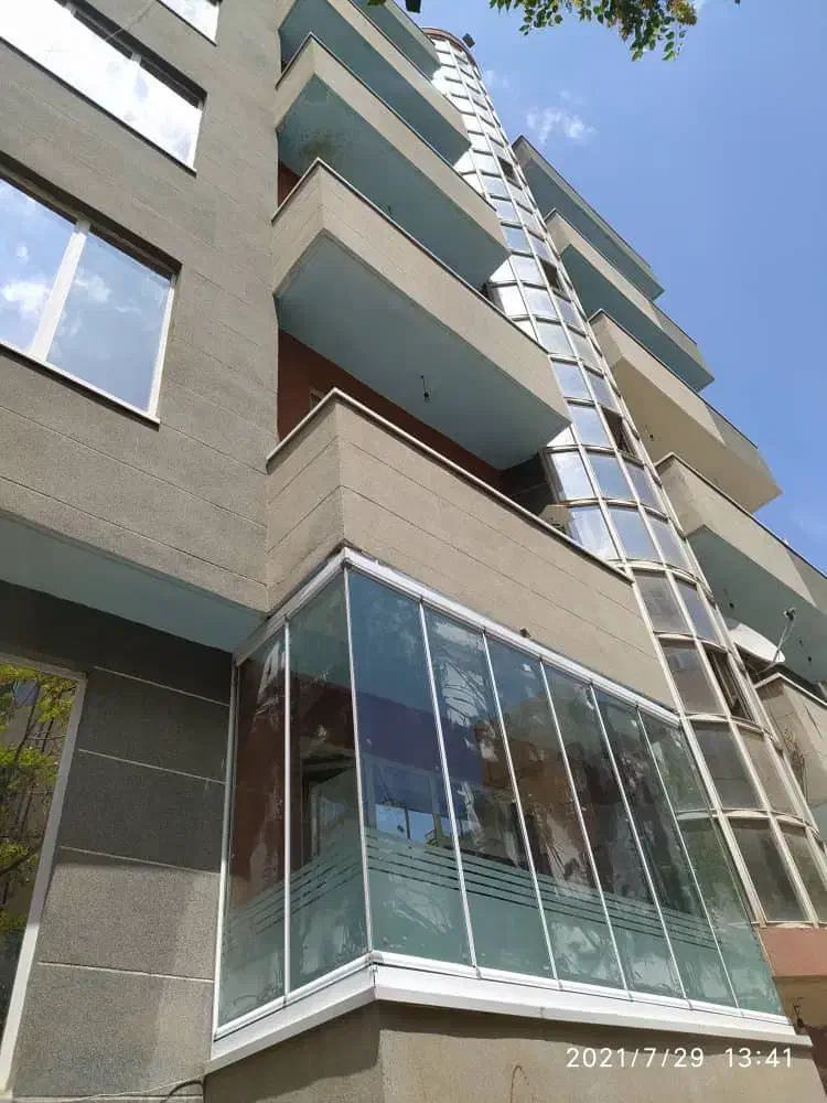 بالکن شیشه ای سقف متحرک ریلی تکنو اوران|خدمات پیشه و مهارت|باسمنج, |دیوار