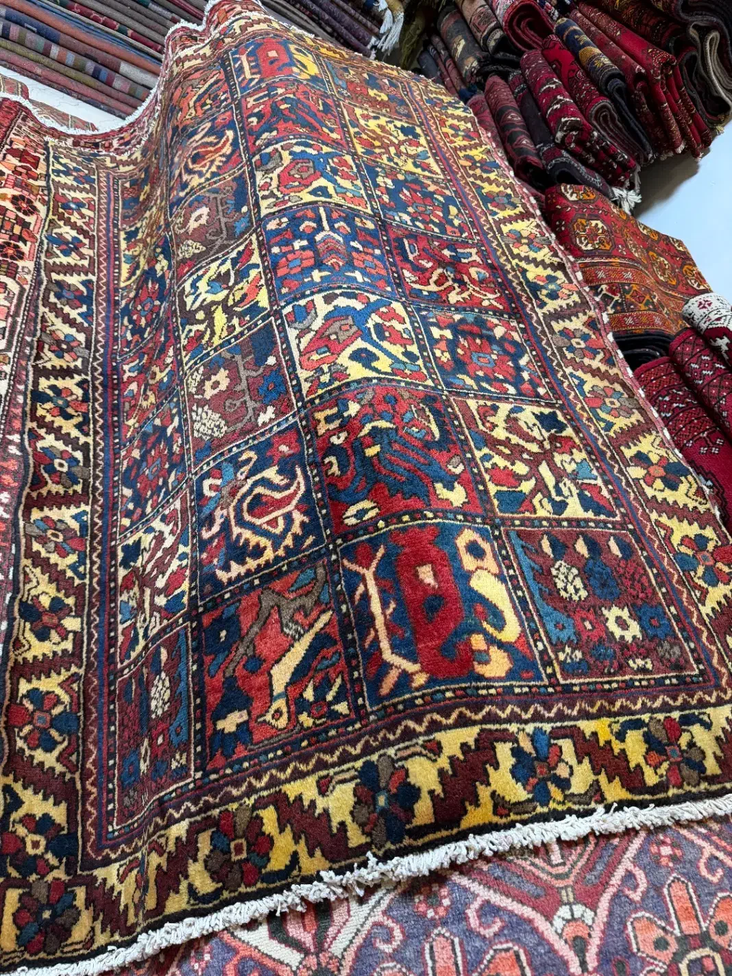 فرش خشتی دستباف|فرش|تهران, آسمان|دیوار