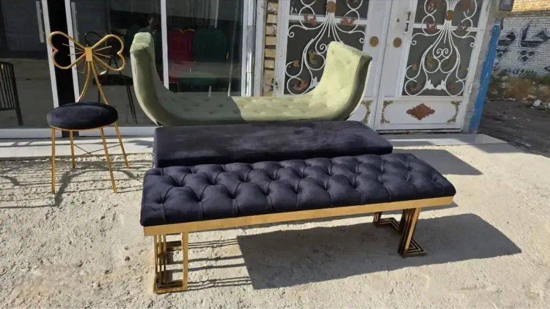 پاف انتظار /نیمکت/پایه فلز برند مبل مشهد|صندلی و نیمکت|مشهد, خلق آباد سفلی|دیوار