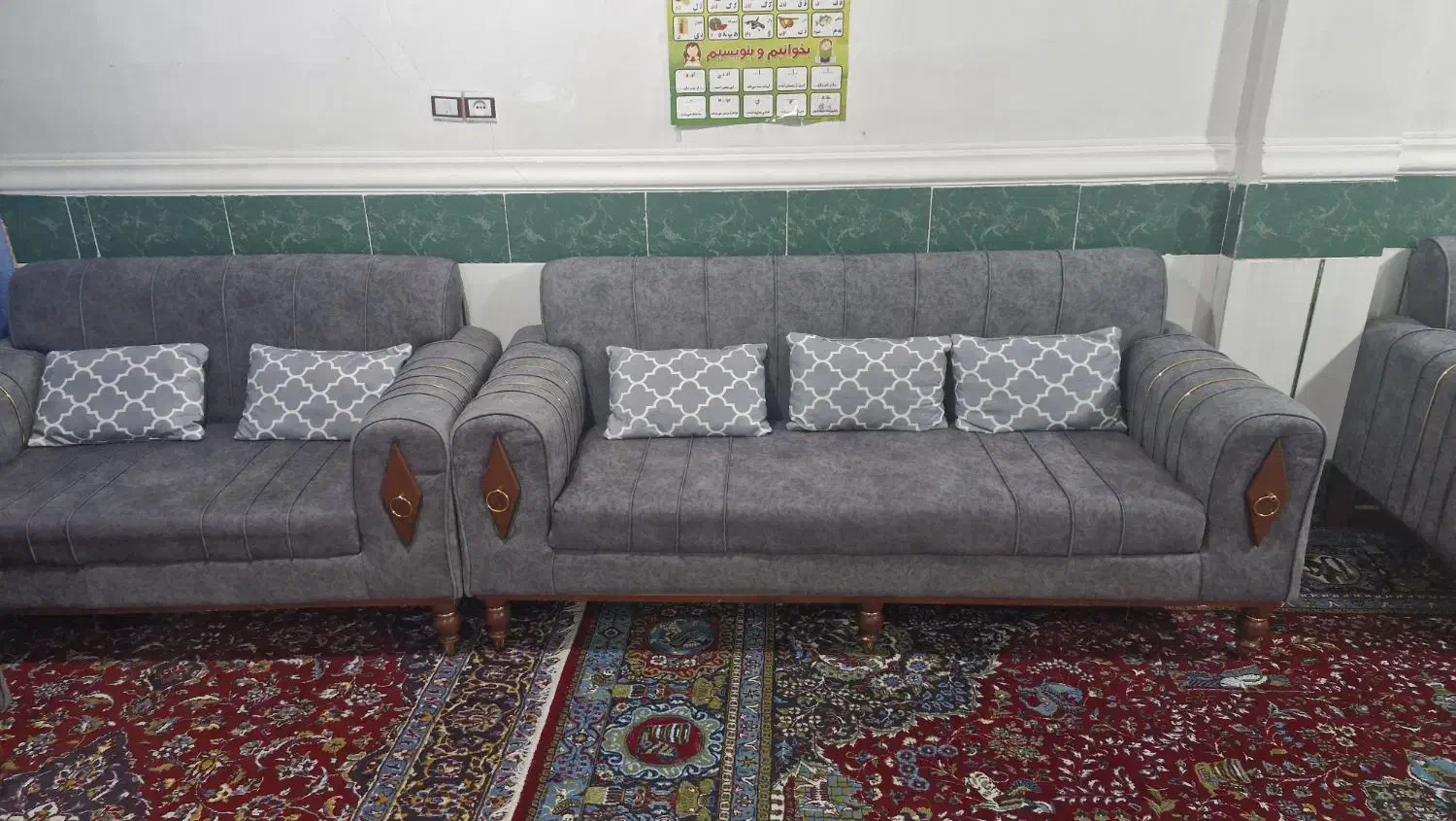 مبل نونو ۷نفره ۲۰تومان|مبلمان خانگی و میز عسلی|لردگان, |دیوار