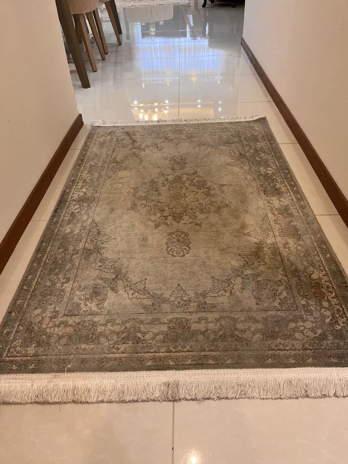 قالیچه خاطره کاشان ۱۲۰۰ شانه گل برجسته|فرش|شیراز, فرهنگ شهر|دیوار