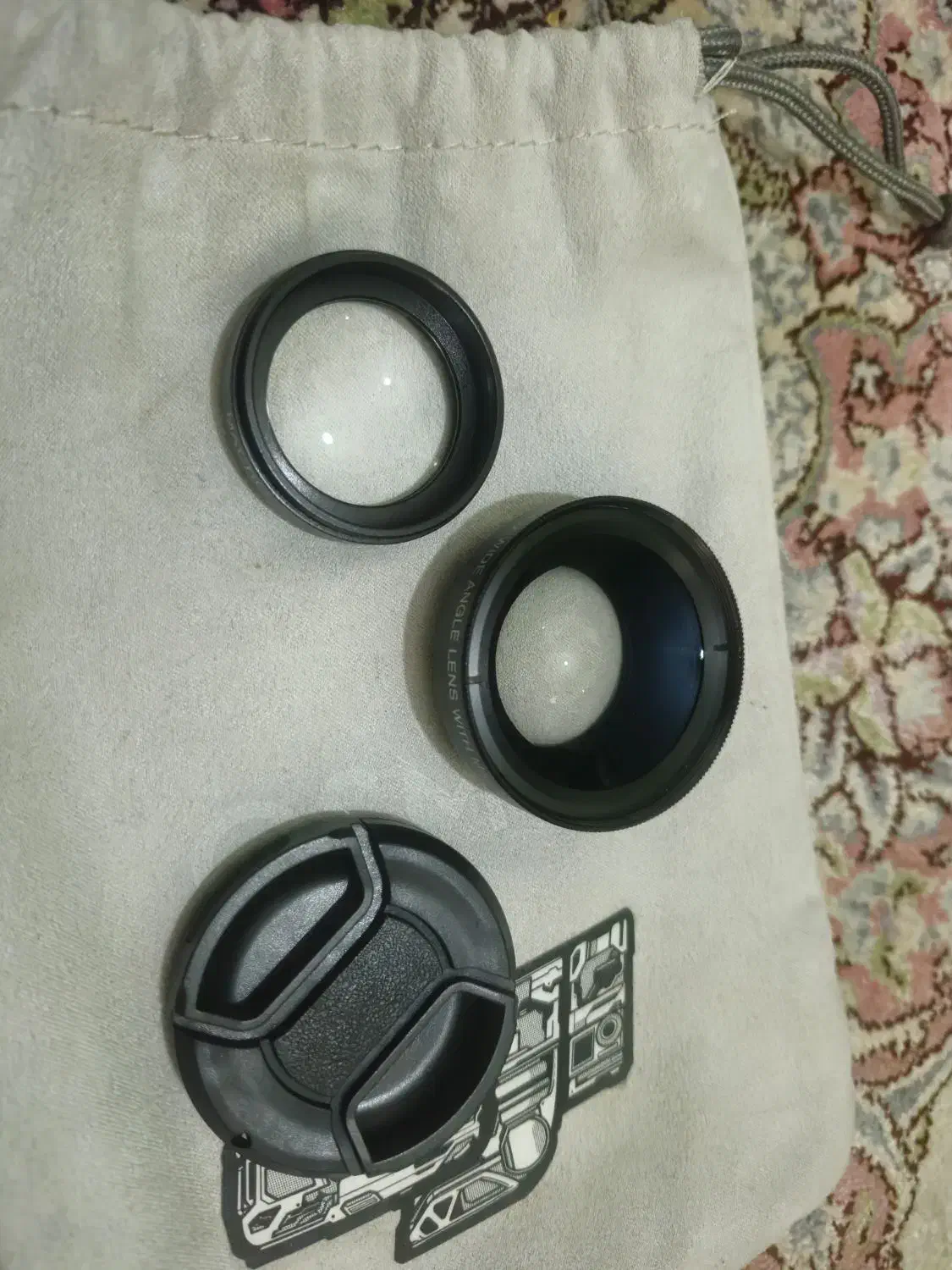 گیمبال OM6 همراه با لنز میکرو و واید apexel|لوازم جانبی موبایل و تبلت|قزوین, |دیوار