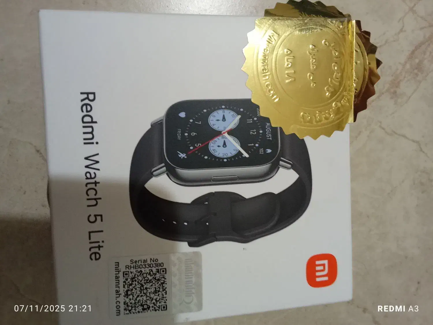 Redmi watch 5 lite|ساعت|رودهن, |دیوار