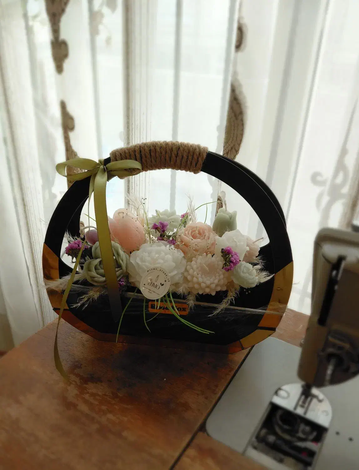 باکس گل شمع|گل مصنوعی|مشهد, الهیه|دیوار