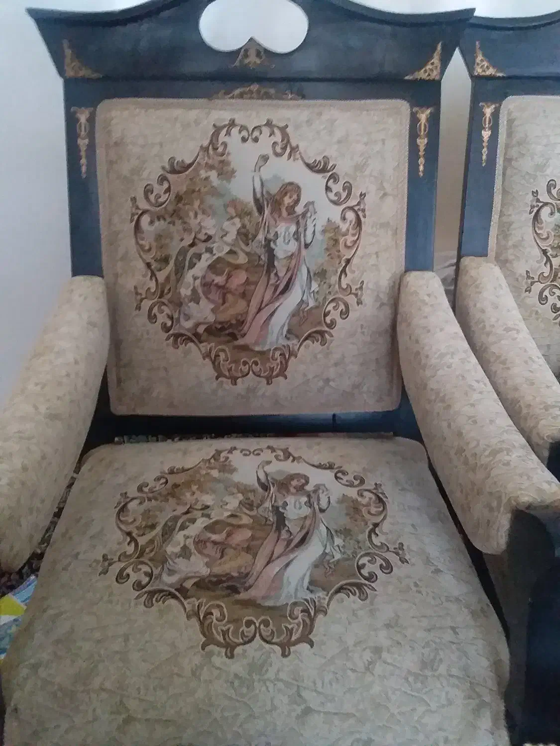 مبل سلطنتی 7نفره|مبلمان خانگی و میز عسلی|ماهان, |دیوار