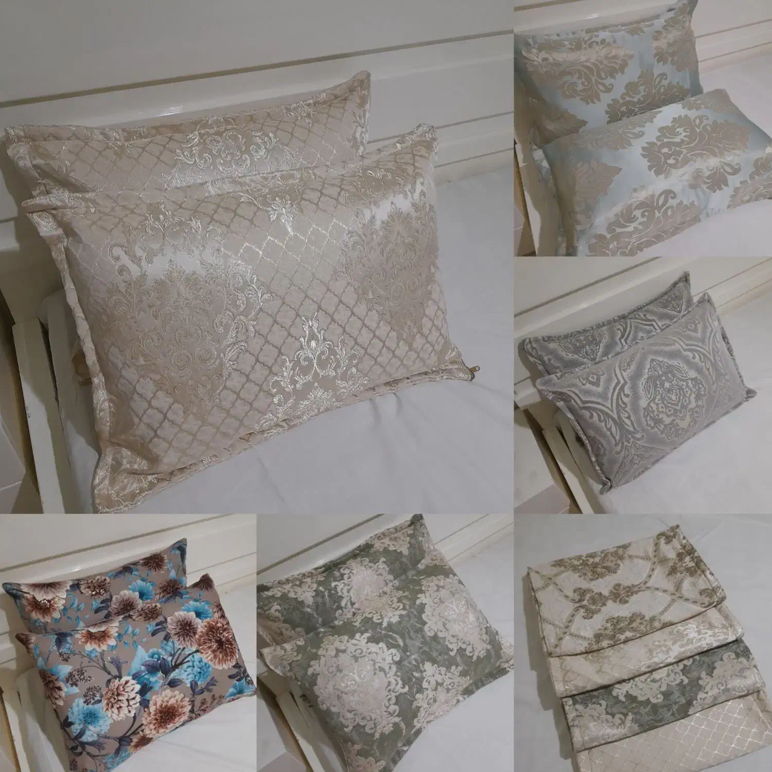 انواع روبالشتی/انواع کوسن مبل/پارچه مبلی خارجی|رختخواب، بالش، پتو|قرچک, میرزائی شمالی|دیوار