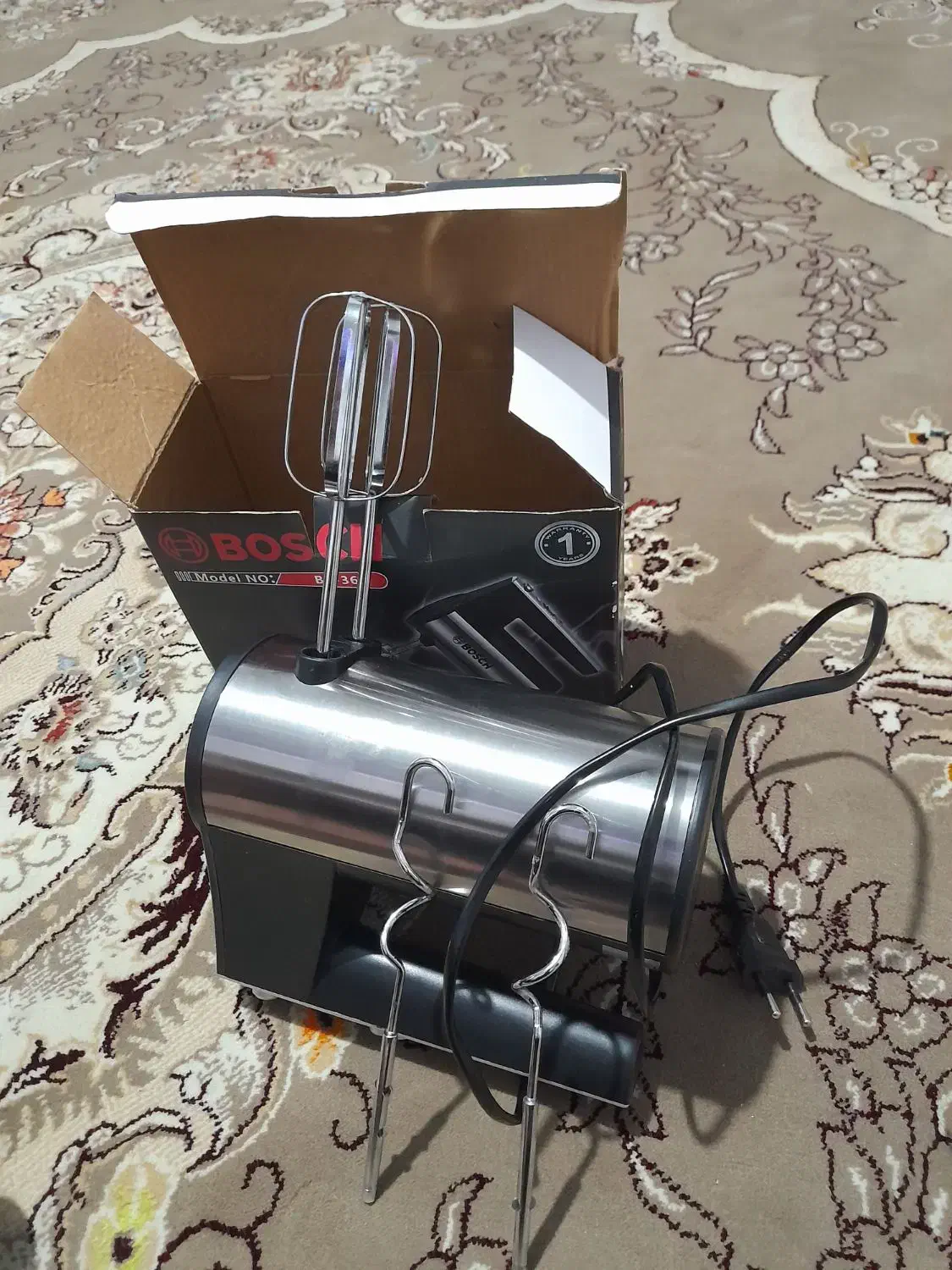 همزن برقی در حد نو مارک Bosch|خردکن، آسیاب، غذاساز|شاهرود, |دیوار