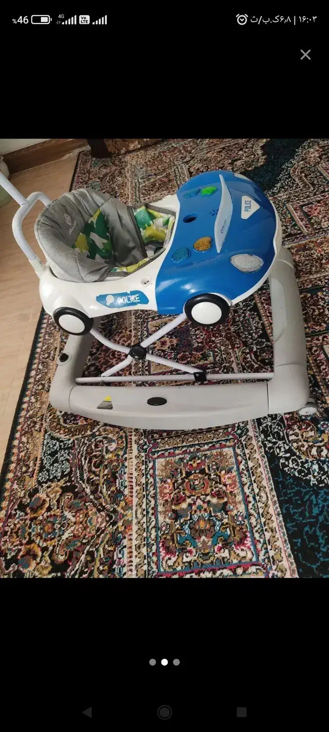 روروئک دلیجان مدل روما ، صندلی غذا هم میشه|تخت و صندلی بچه|صدرا-فارس, فاز ۱|دیوار