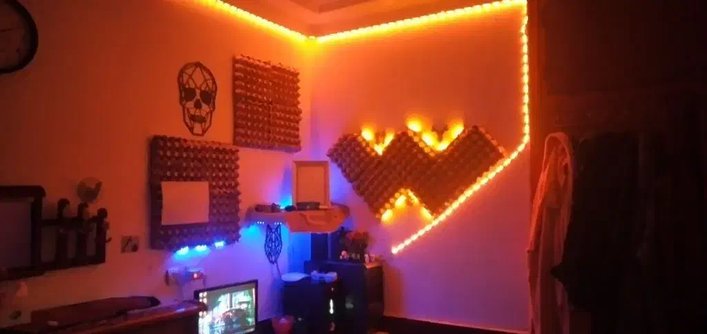 RGB رقص نور گیمینگ|ریسه و چراغ تزئینی|دزفول, |دیوار