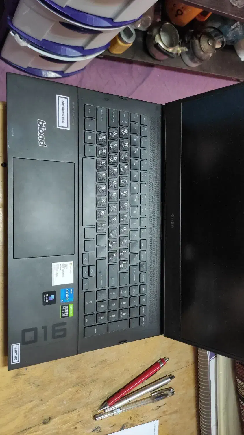 فروش لپتاپ omen hp 16 512g 16g ram|رایانه همراه|کرج, دانشگاه هنر تهران (پردیس کرج)|دیوار