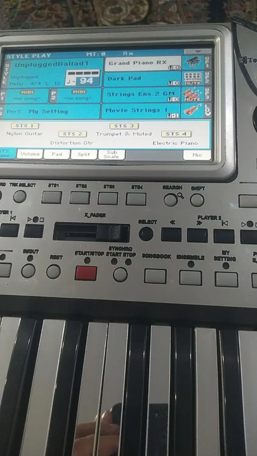 pa900|پیانو، کیبورد، آکاردئون|اردبیل, |دیوار