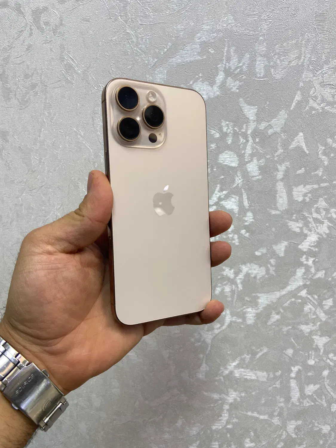 اپل ایفون/۱۶ پرومکس/رنگ صحرایی/باطری۹۸/بدون پیش|موبایل|اصفهان, مفتح|دیوار