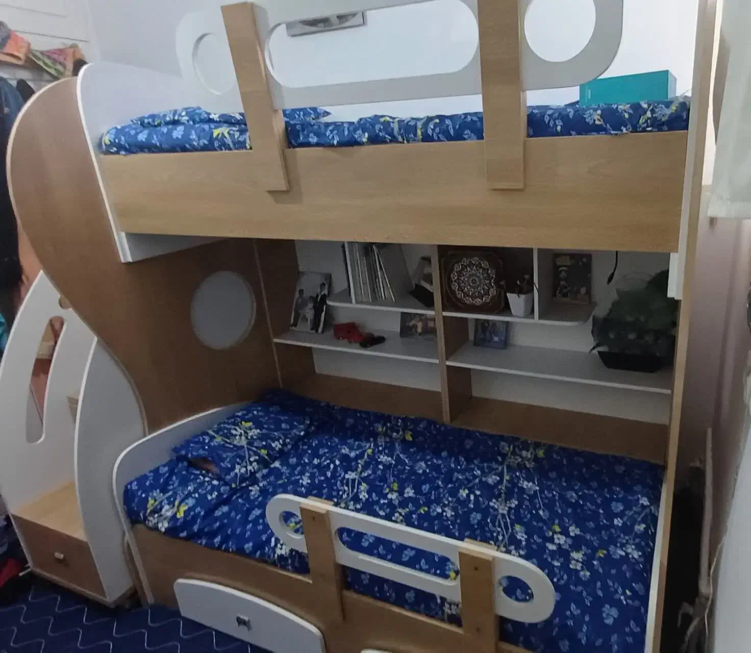 تخت دو طبقه|تخت و سرویس خواب|قم, چهل درخت|دیوار