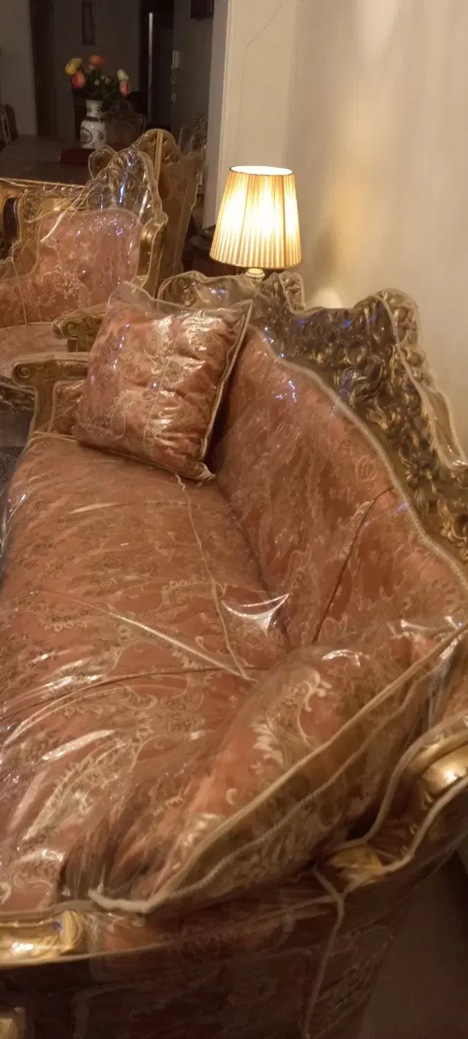 مبل استیل ۷نفره نهار خوری۱۰ نفره و دو میزباندوگل|مبلمان خانگی و میز عسلی|تهران, چیتگر شمالی|دیوار