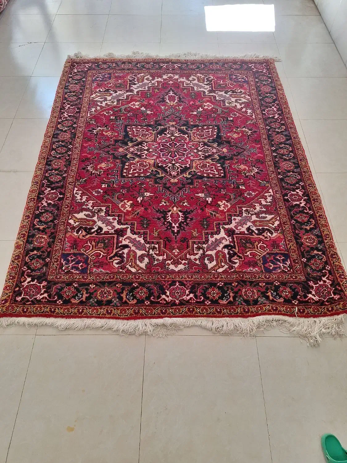 فرش جفت ۶ متری نقشه تاجری|فرش|اهر, |دیوار