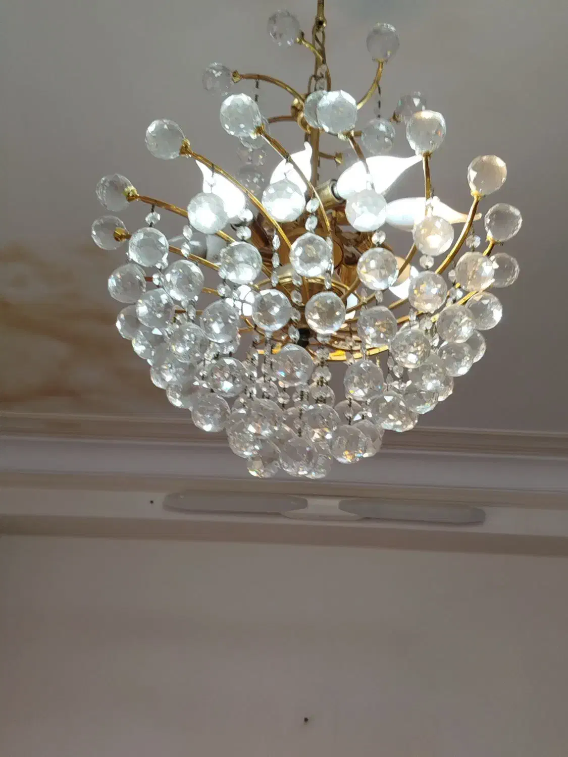 لوستر 8شعله|لوستر و چراغ آویز|قم, باجک سه|دیوار