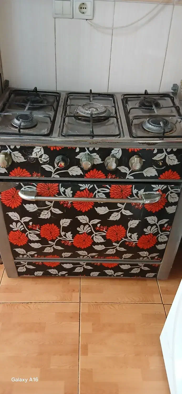 اجاق گازاستیل پنج شعله|اجاق گاز و لوازم برقی پخت‌وپز|سهند, |دیوار