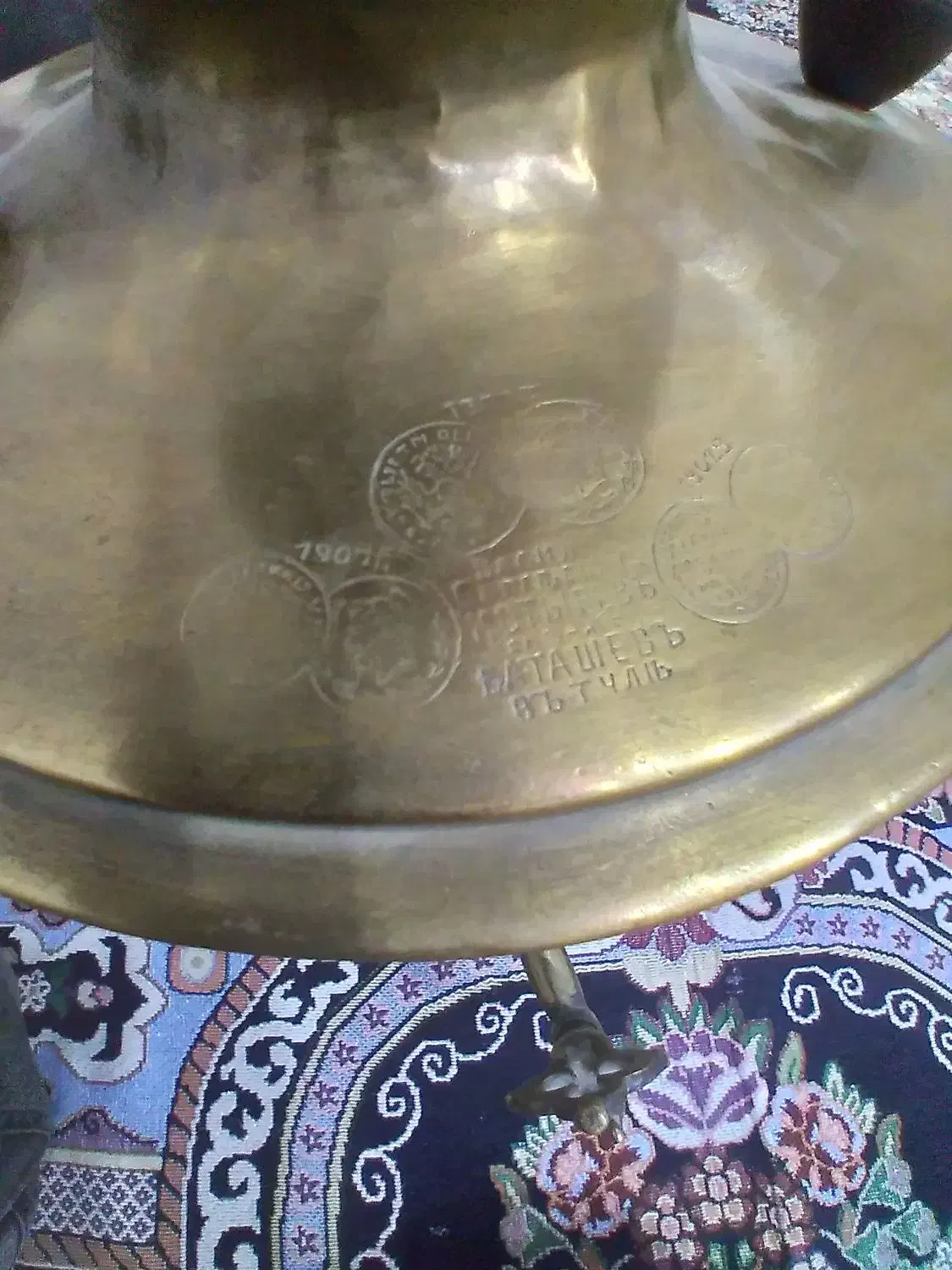 سماور زغالی ۸لیتری روسی|کلکسیون اشیاء عتیقه|رباط‌کریم, الارد|دیوار